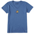 Women's Peace Buddies Short Sleeve Crusher Vee product image 1