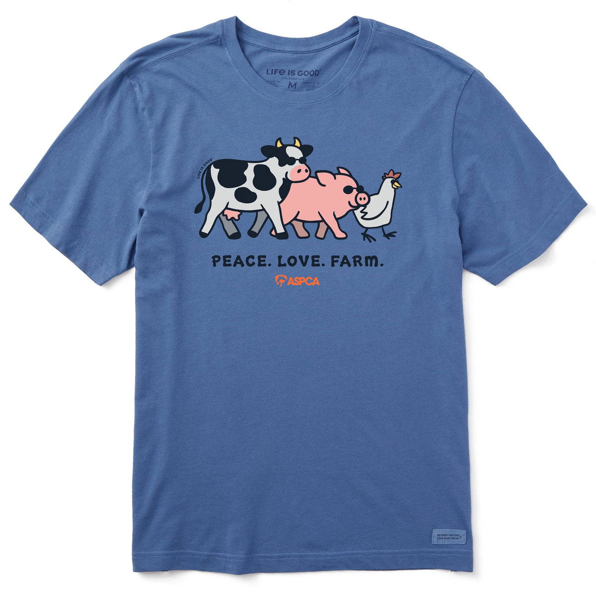 Men's LIG x ASPCA Peace Love Farm Short Sleeve Crusher Tee product image 1