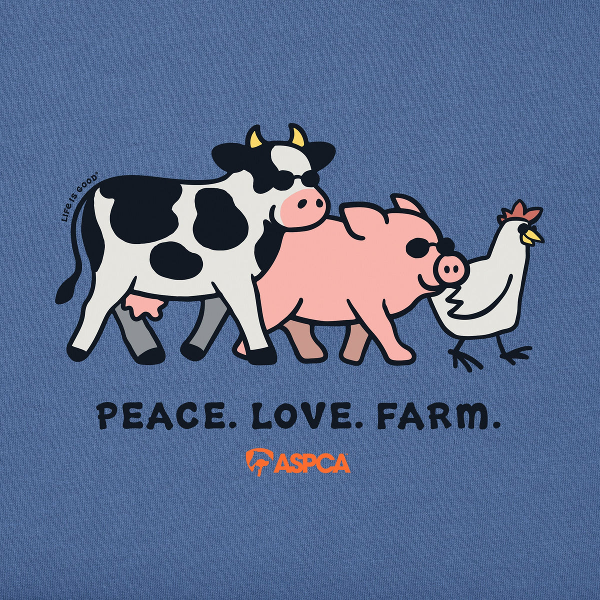 Men's LIG x ASPCA Peace Love Farm Short Sleeve Crusher Tee product image 2