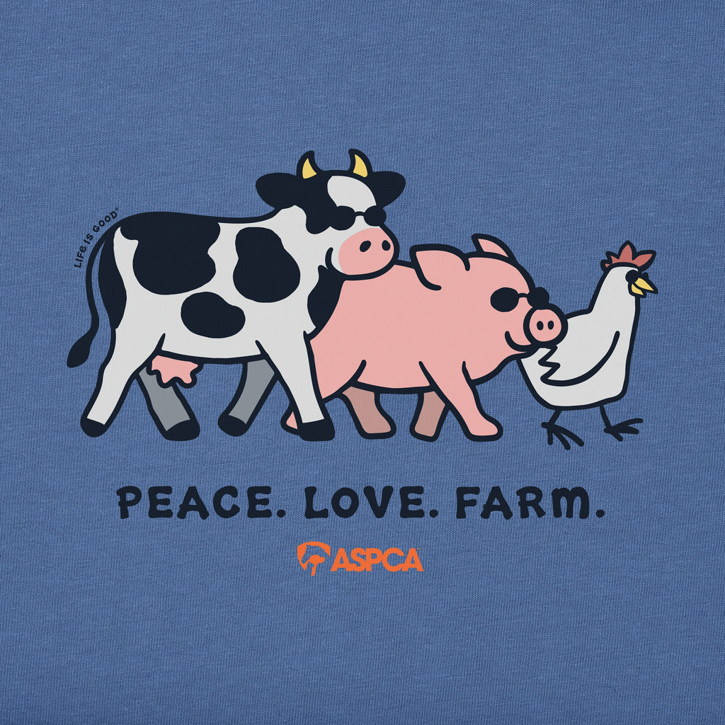 Women's LIG x ASPCA Peace Love Farm Short Sleeve Crusher Tee product image 2