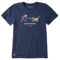 Women's LIG x ASPCA Jake Rocket Tug Short Sleeve Crusher Tee product image 1