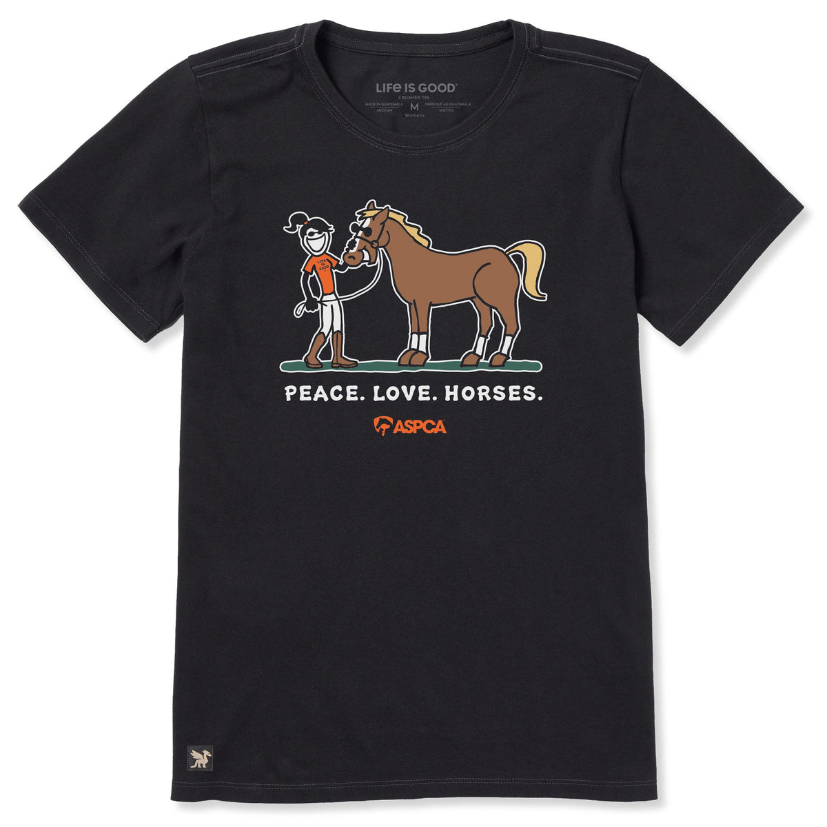 Women's LIG x ASPCA Jackie Peace Love Horses Short Sleeve product image 1