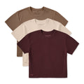Womens Solid 3-Pack Boxy Crusher Tee Multi 7 product image 1