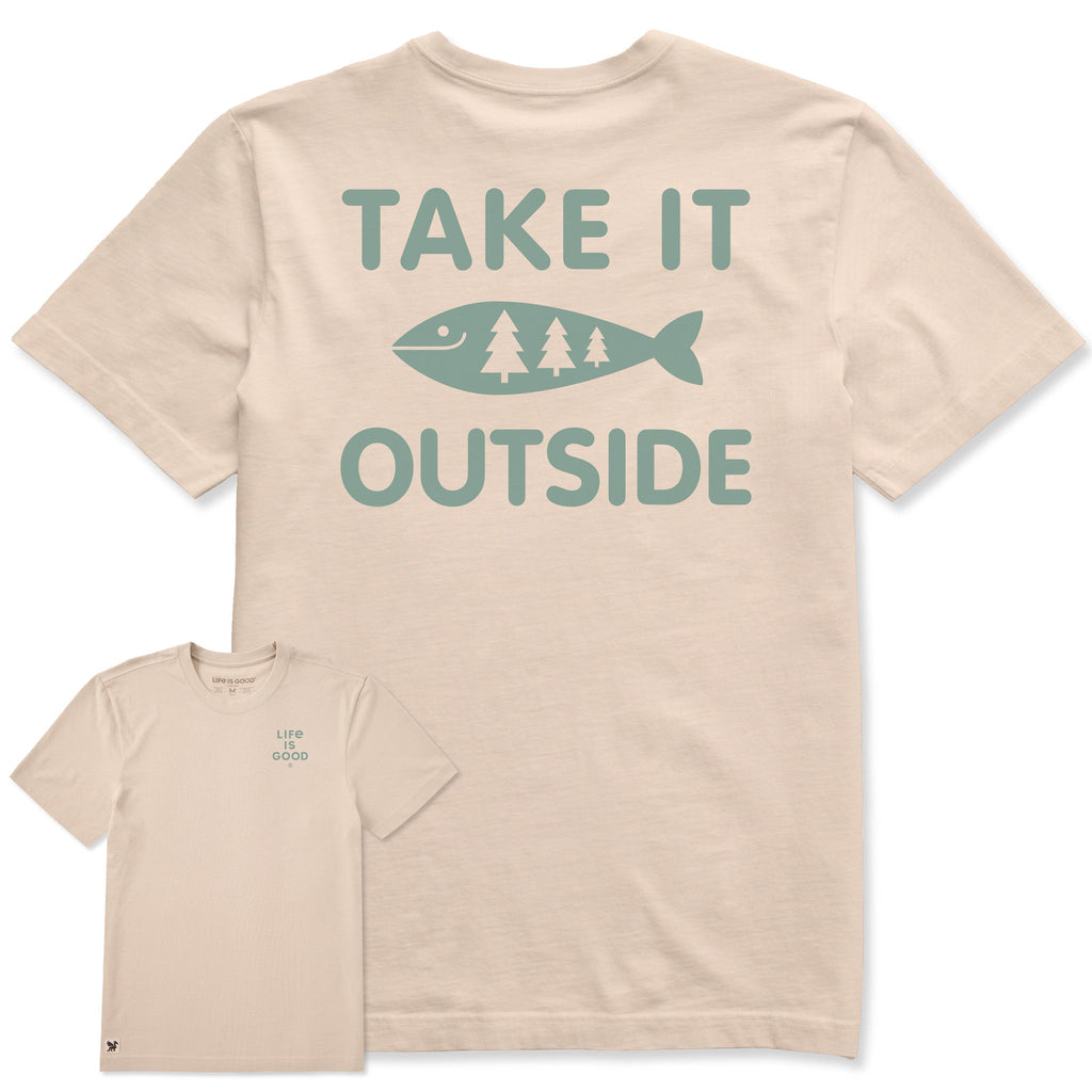 Men's Bert's Outside Short Sleeve Crusher Tee product image 1