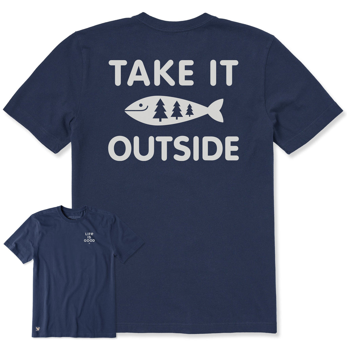Men's Bert's Outside Short Sleeve Crusher Tee product image 4