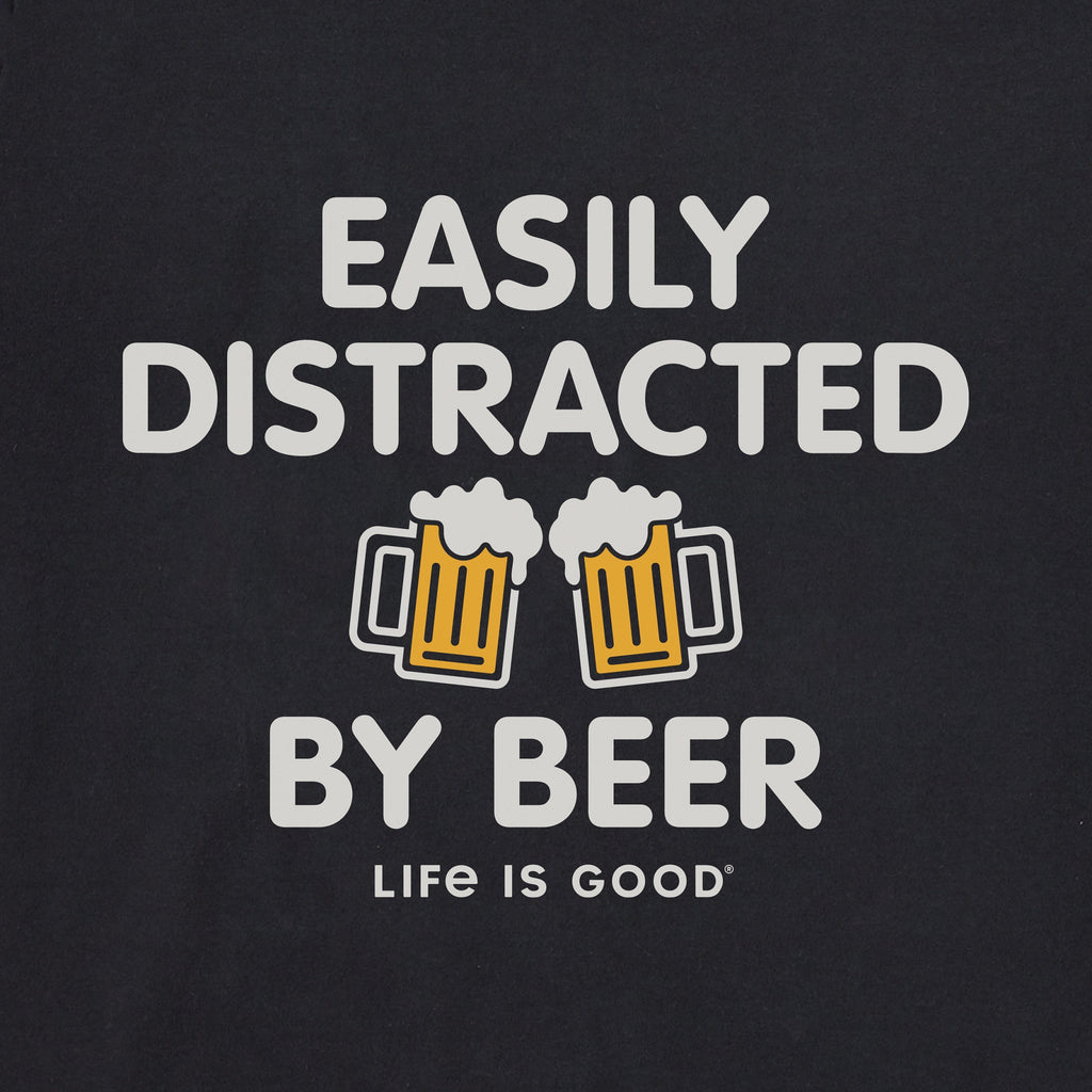Men's Bert's Distracted by Beer Short Sleeve Crusher Tee product image 2