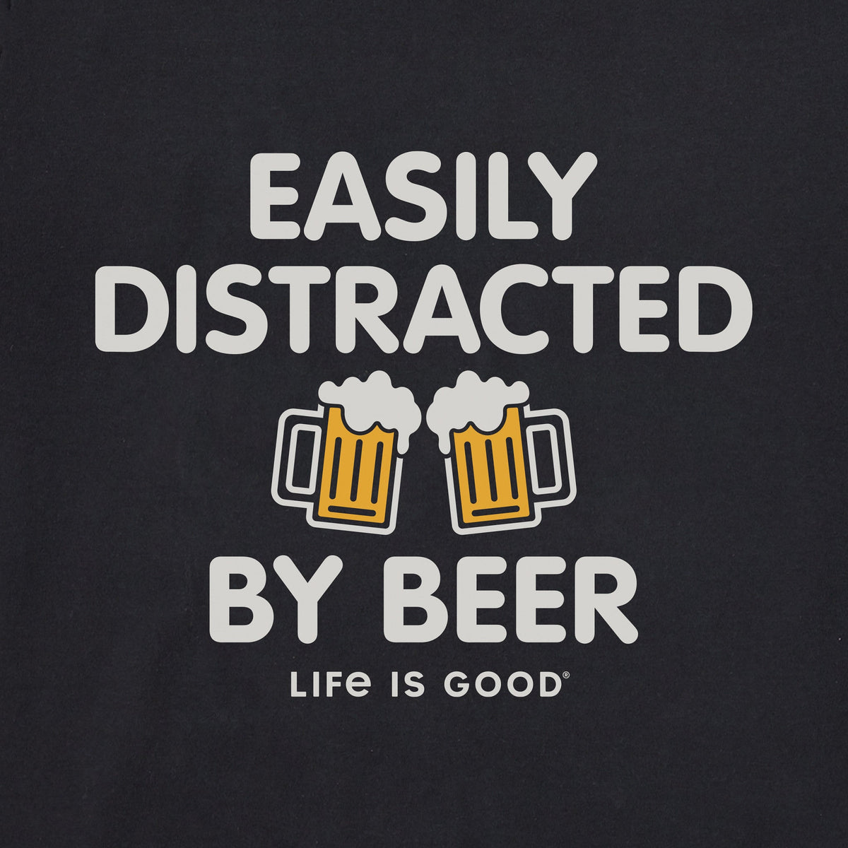 Men's Bert's Distracted by Beer Short Sleeve Crusher Tee product image 2