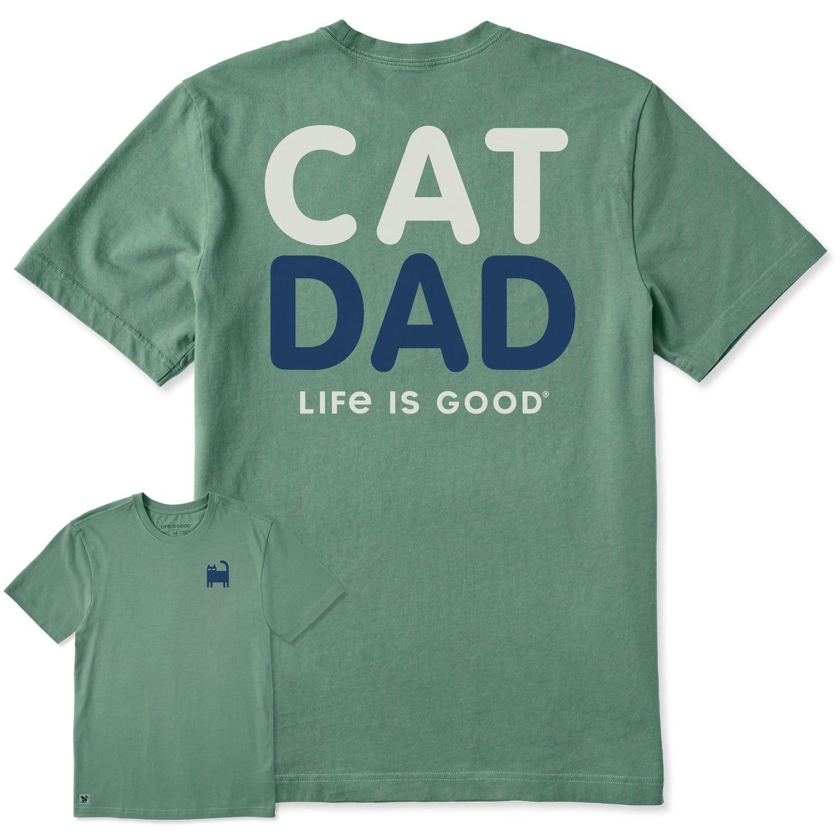 Men's Bert's Cat Dad Short Sleeve Crusher Tee product image 4