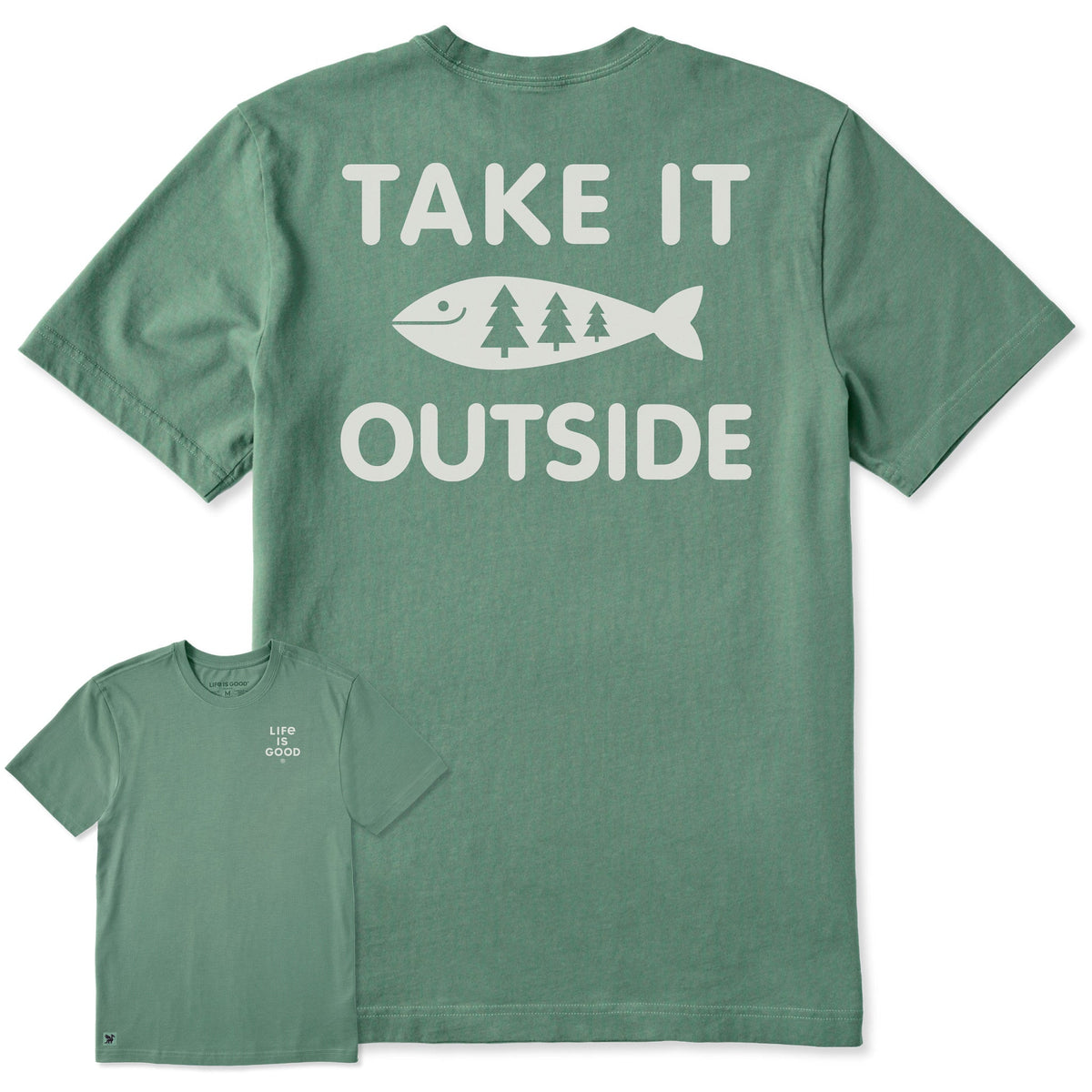 Men's Bert's Outside Short Sleeve Crusher Tee product image 7
