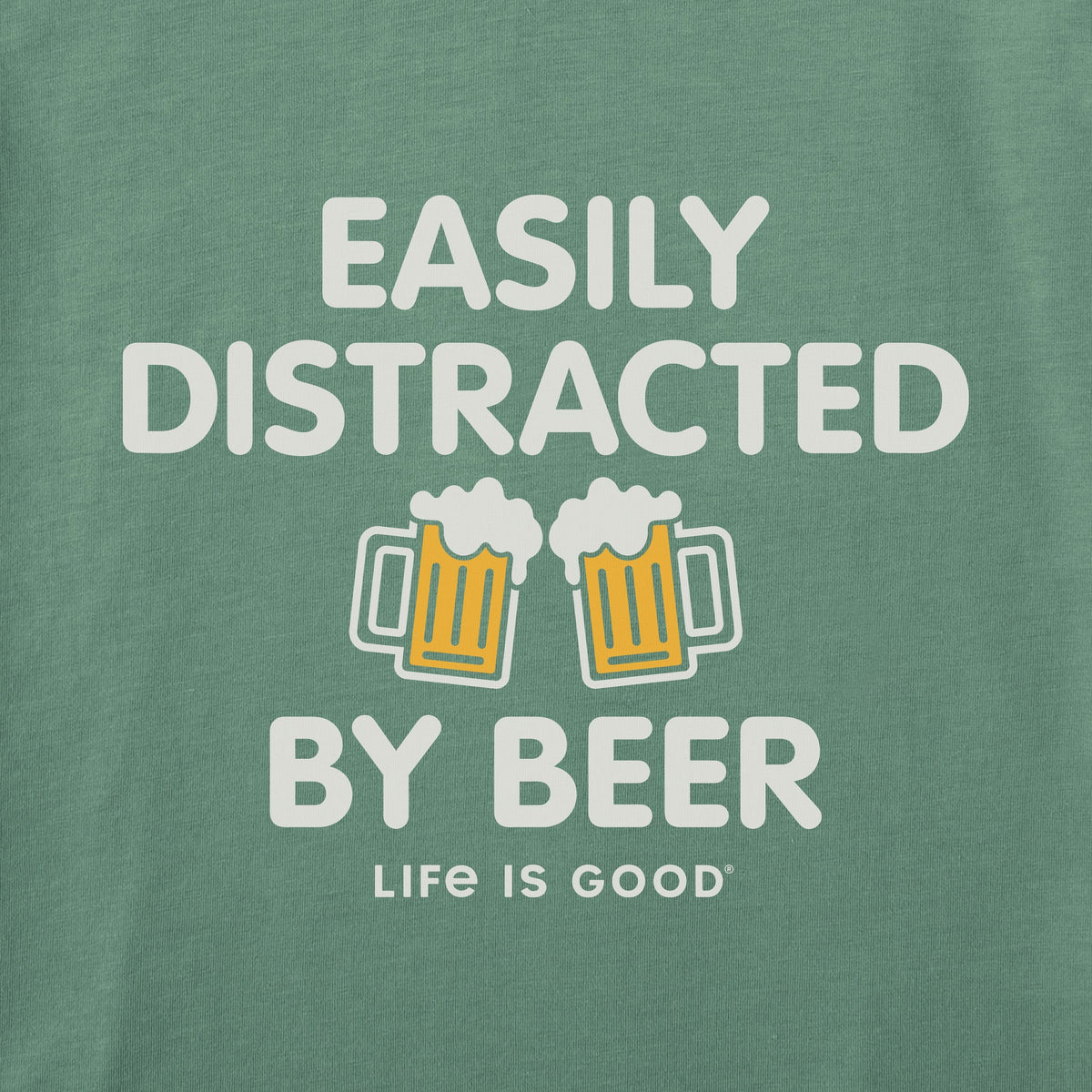 Men's Bert's Distracted by Beer Short Sleeve Crusher Tee product image 8