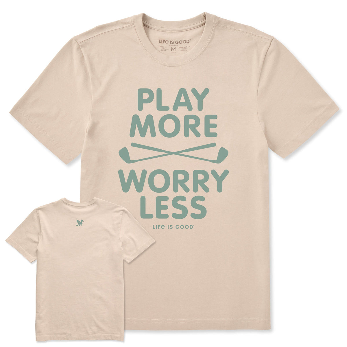 Men's Bert's Play More Golf Short Sleeve Crusher Tee product image 1