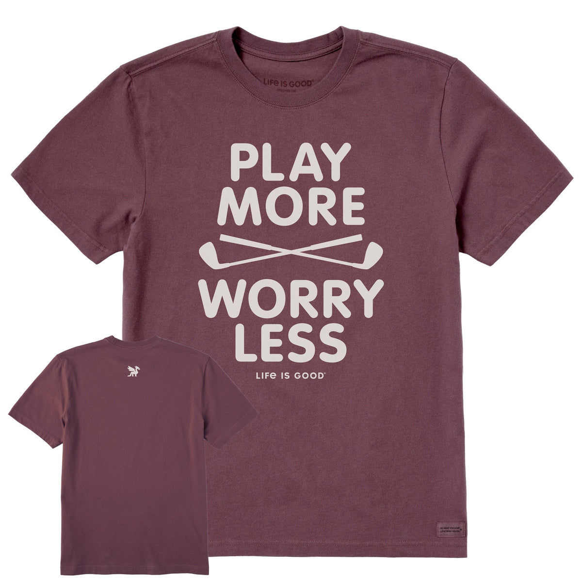 Men's Bert's Play More Golf Short Sleeve Crusher Tee product image 4