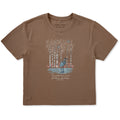 Women's Earth Has Music Heron Short Sleeve Crusher Boxy Tee product image 1
