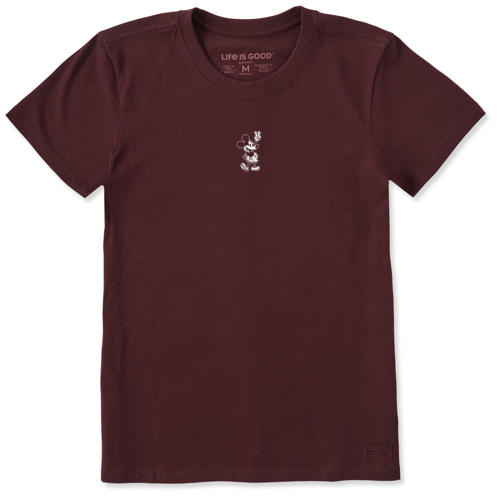 Women's Steamboat Willie Peace Mini Short Sleeve Crusher Tee product image 3