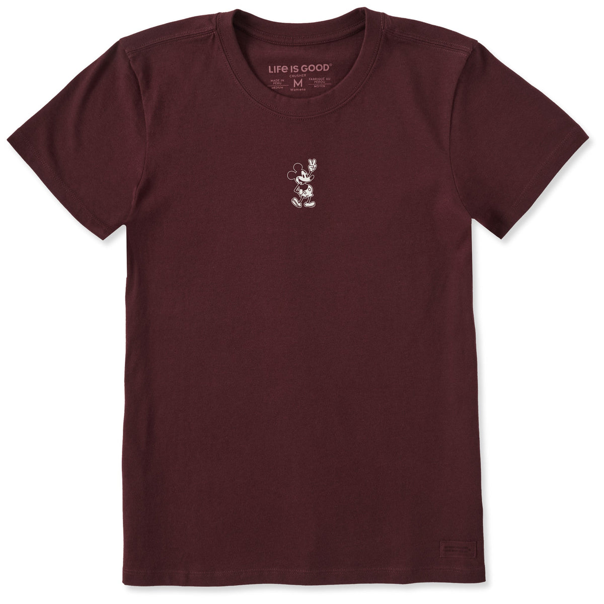 Women's Steamboat Willie Peace Mini Short Sleeve Crusher Tee product image 3