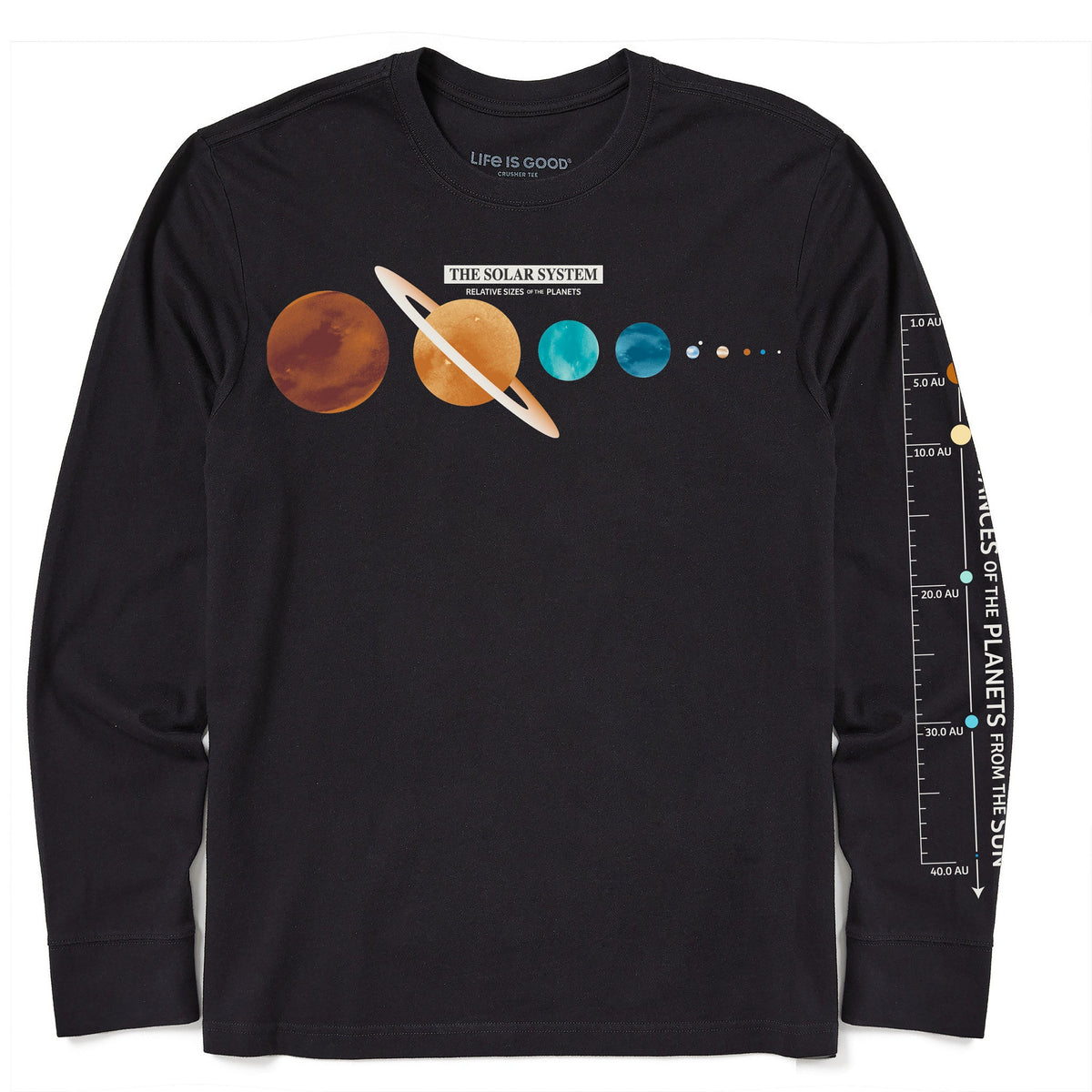 Men's Our Solar System Long Sleeve Crusher Tee product image 1