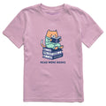 Kids Read More Books Cat Short Sleeve Crusher Tee product image 1