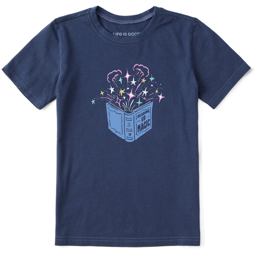 Kids Reading is Magic Books Short Sleeve Crusher Tee product image 1