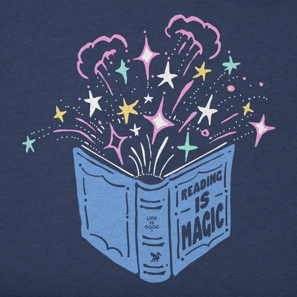 Kids Reading is Magic Books Short Sleeve Crusher Tee product image 2