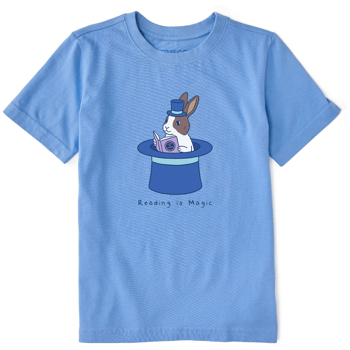 Kids Reading is Magic Bunny Short Sleeve Crusher Tee