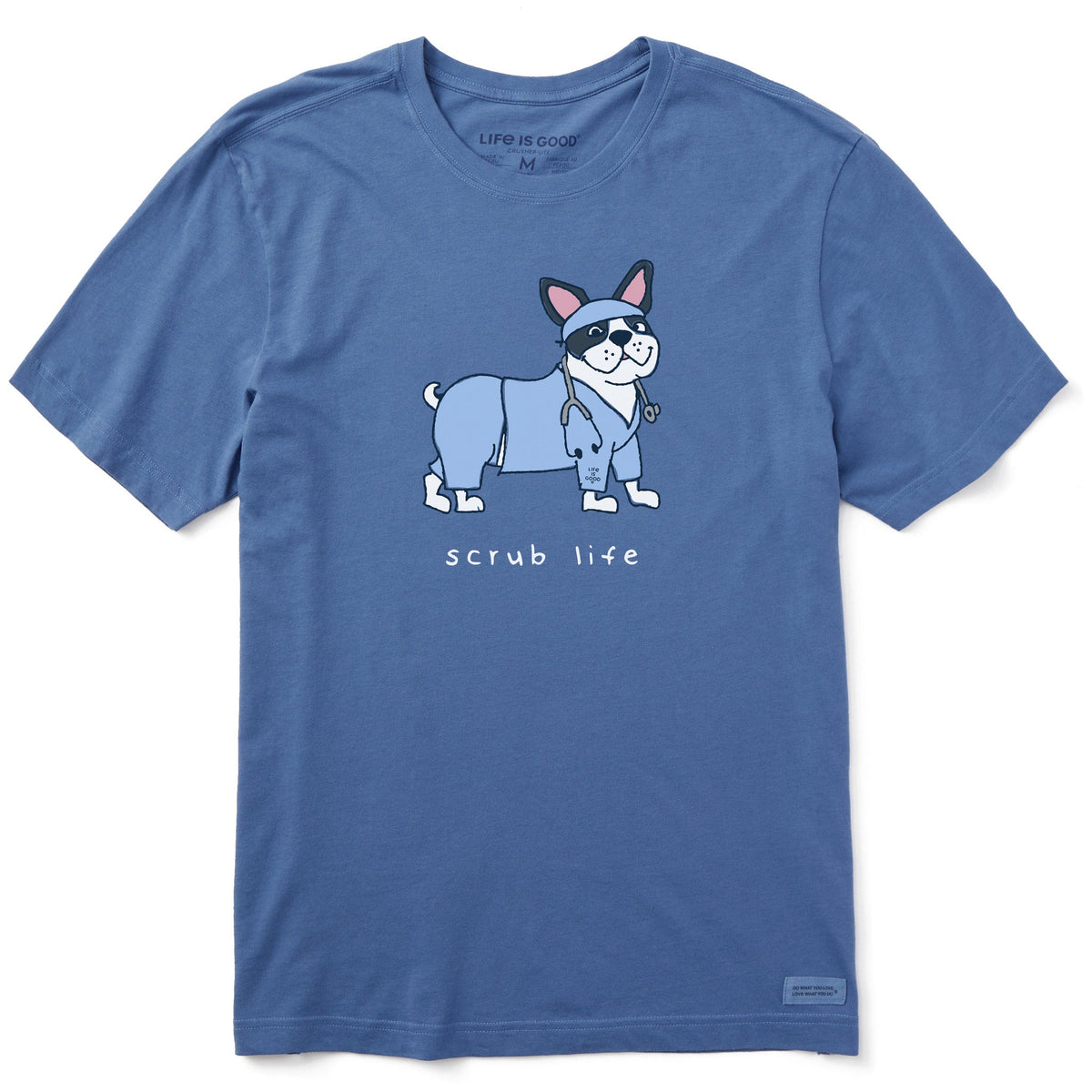 Men's Scrub Life Frenchie Short Sleeve Crusher Tee product image 1