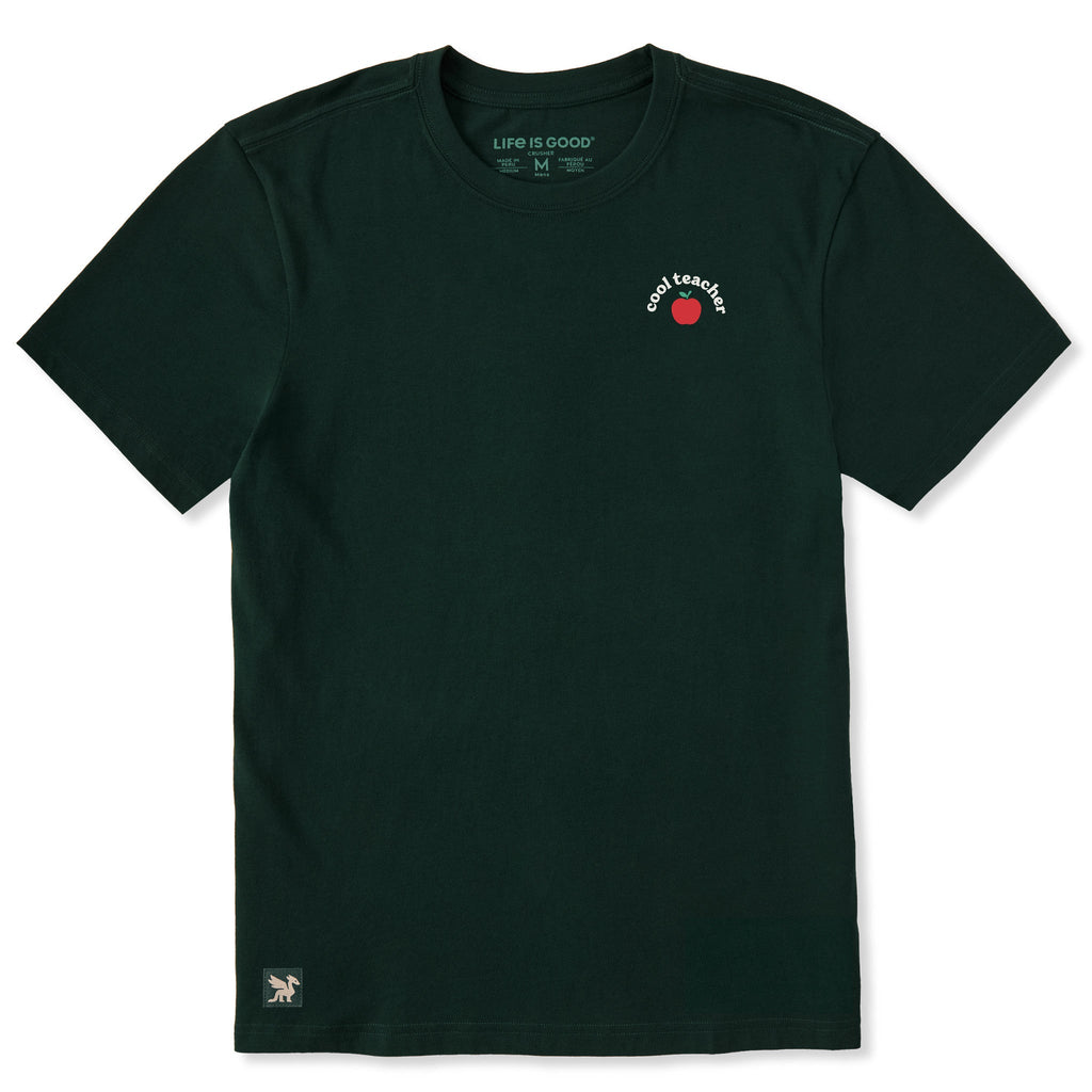 Men's Cool Teacher Apple Short Sleeve Crusher Tee product image 1