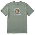 Men's Easily Distracted by Books Short Sleeve Crusher Tee product image 1