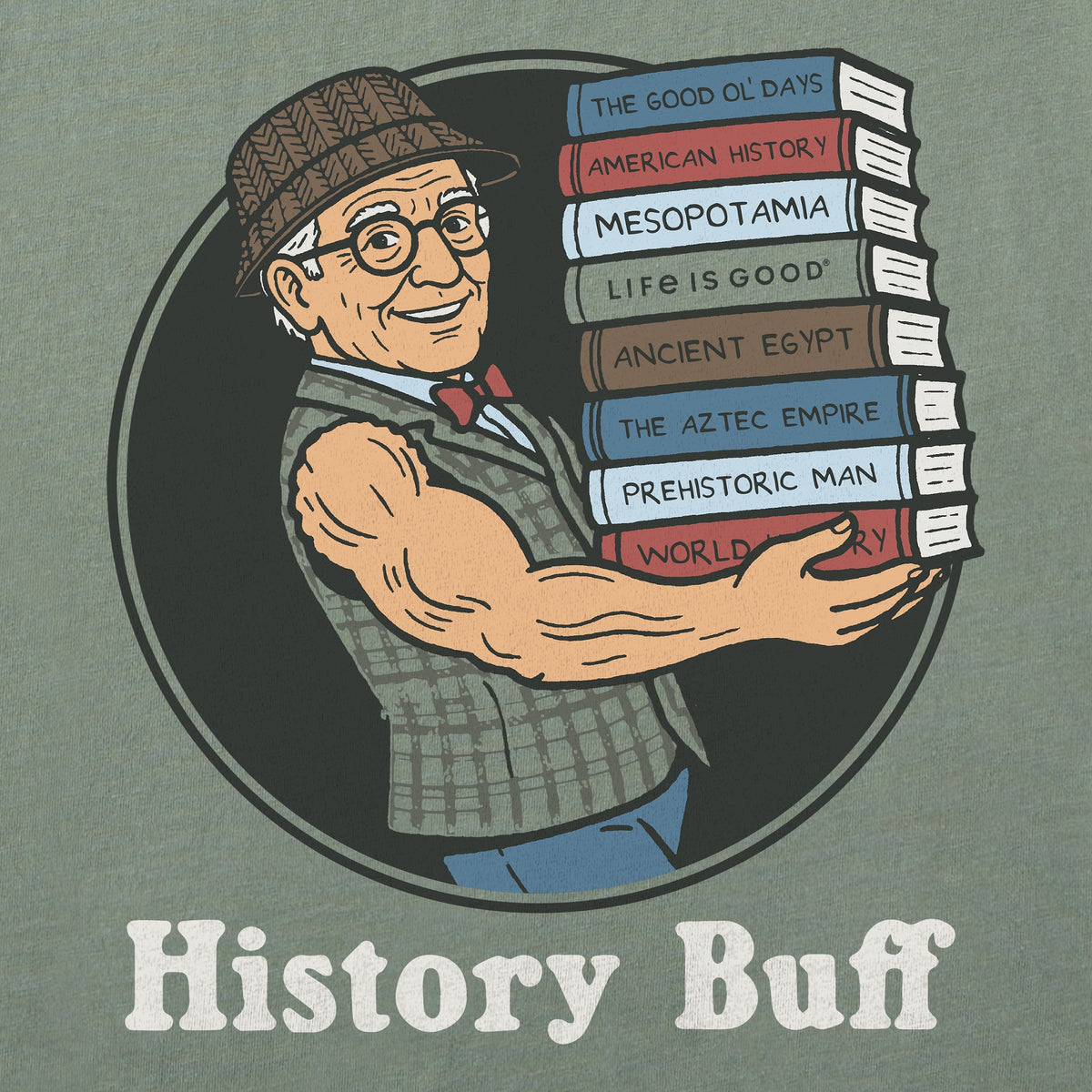 Men's History Buff Short Sleeve Crusher Tee