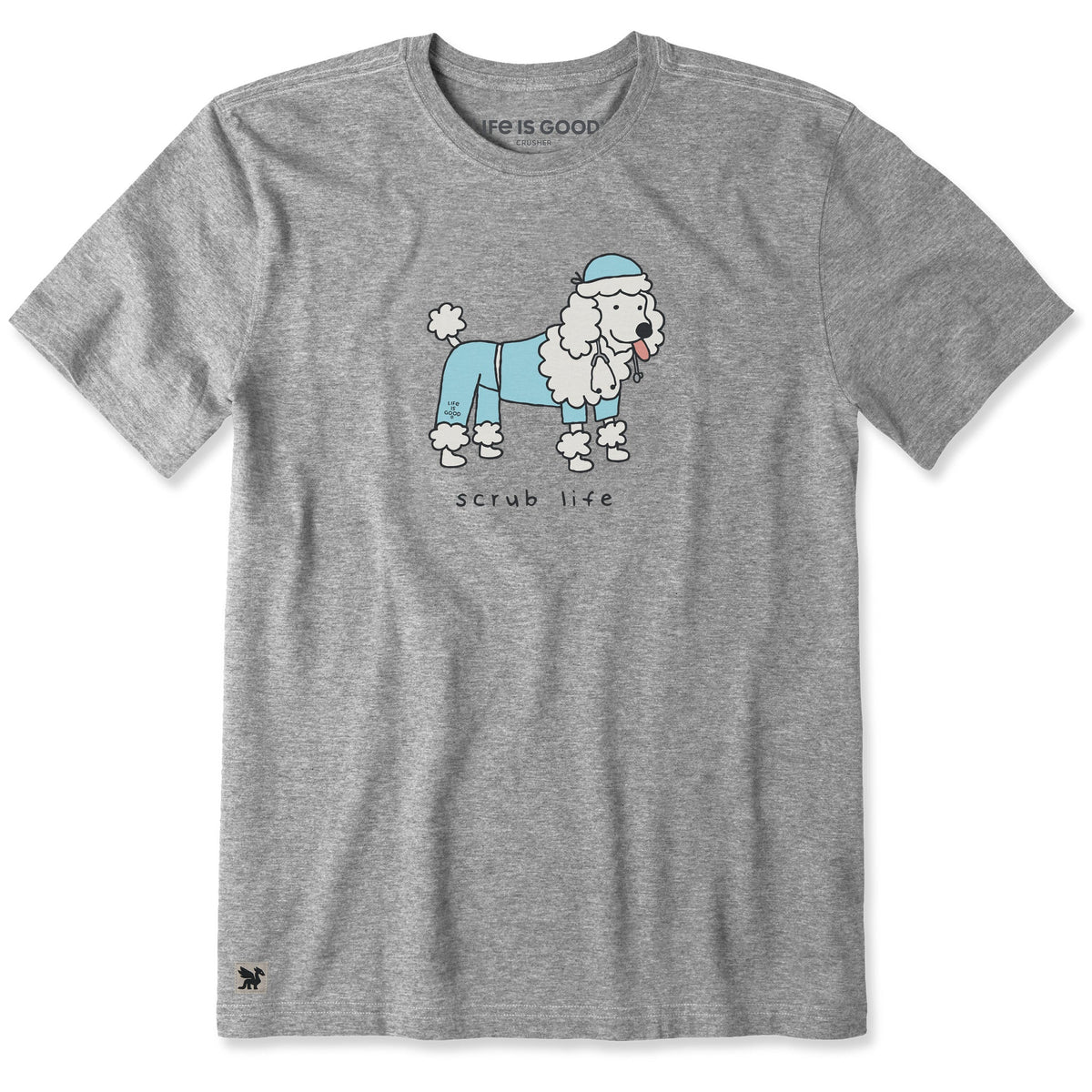 Men's Scrub Life Poodle Short Sleeve Crusher Tee product image 1