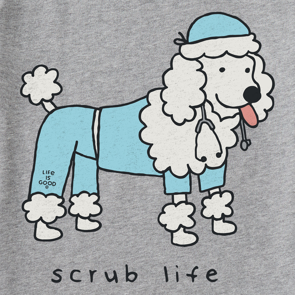 Men's Scrub Life Poodle Short Sleeve Crusher Tee product image 2