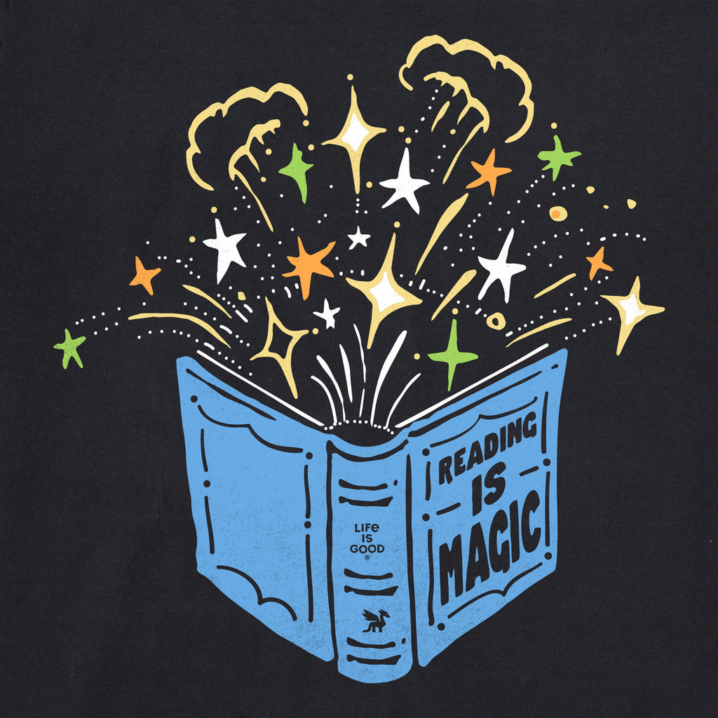 Men's Reading is Magic Books Short Sleeve Crusher Tee product image 2