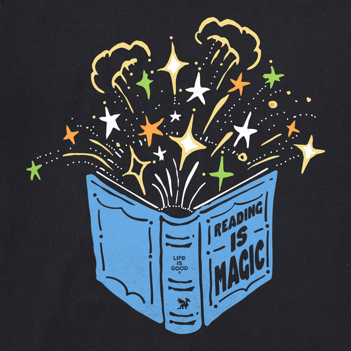 Men's Reading is Magic Books Short Sleeve Crusher Tee product image 2