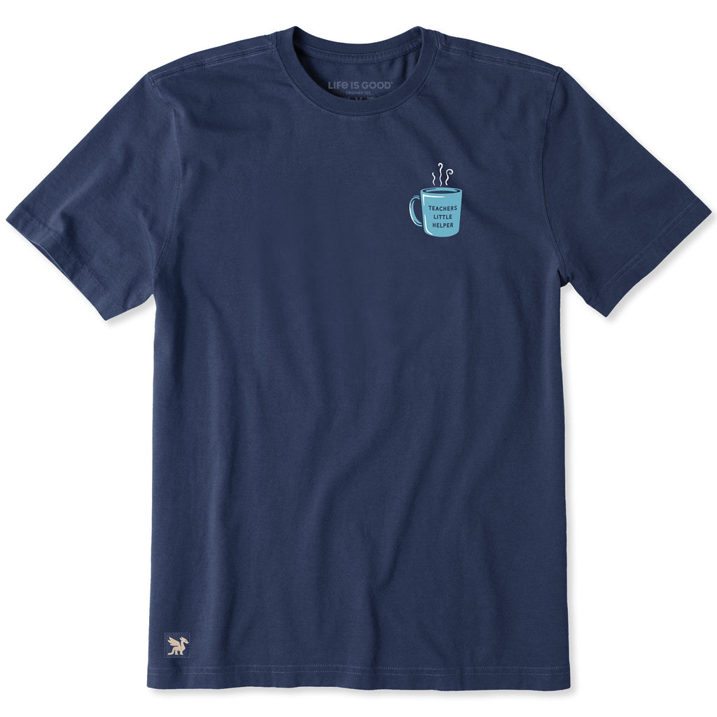 Men's Teacher's Little Helper Short Sleeve Crusher Tee