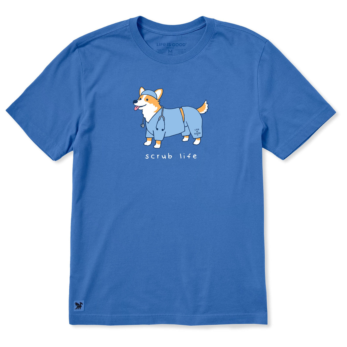 Men's Scrub Life Corgie Short Sleeve Crusher Tee product image 1