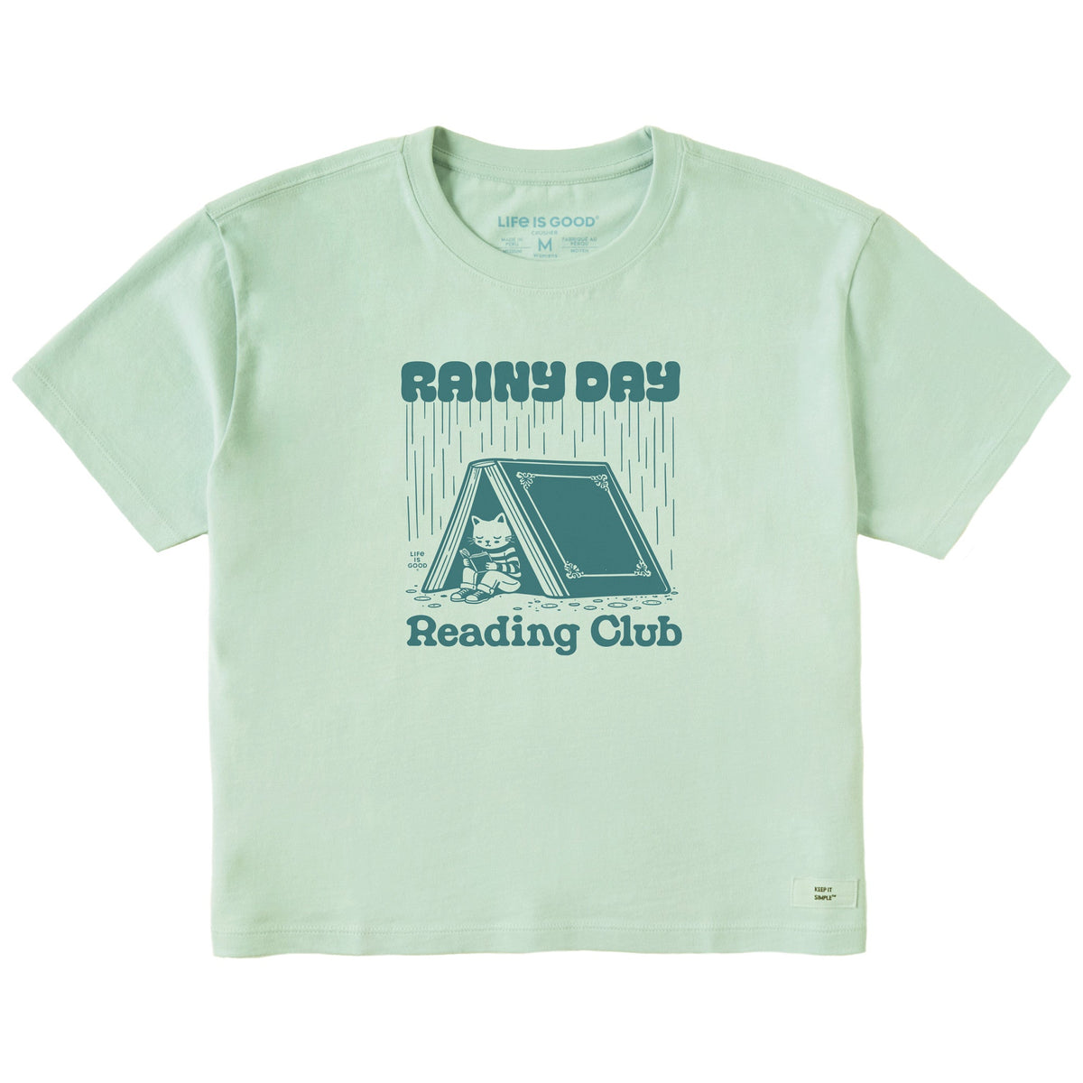 Women's Rainy Day Reading Club Short Sleeve Crusher Boxy Tee product image 1