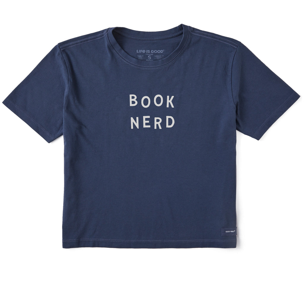 Women's Book Nerd Short Sleeve Crusher Boxy Tee product image 1