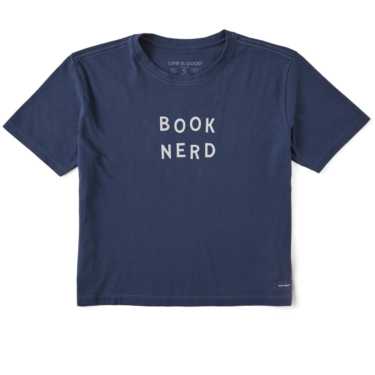 Women's Book Nerd Short Sleeve Crusher Boxy Tee product image 1