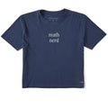 Women's Math Nerd Short Sleeve Crusher Boxy Tee product image 1
