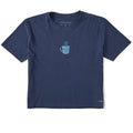 Women's Teacher's Little Helper Short Sleeve Crusher Boxy Tee