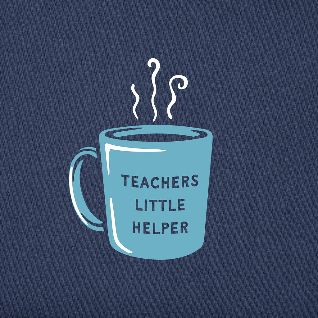Women's Teacher's Little Helper Short Sleeve Crusher Boxy Tee