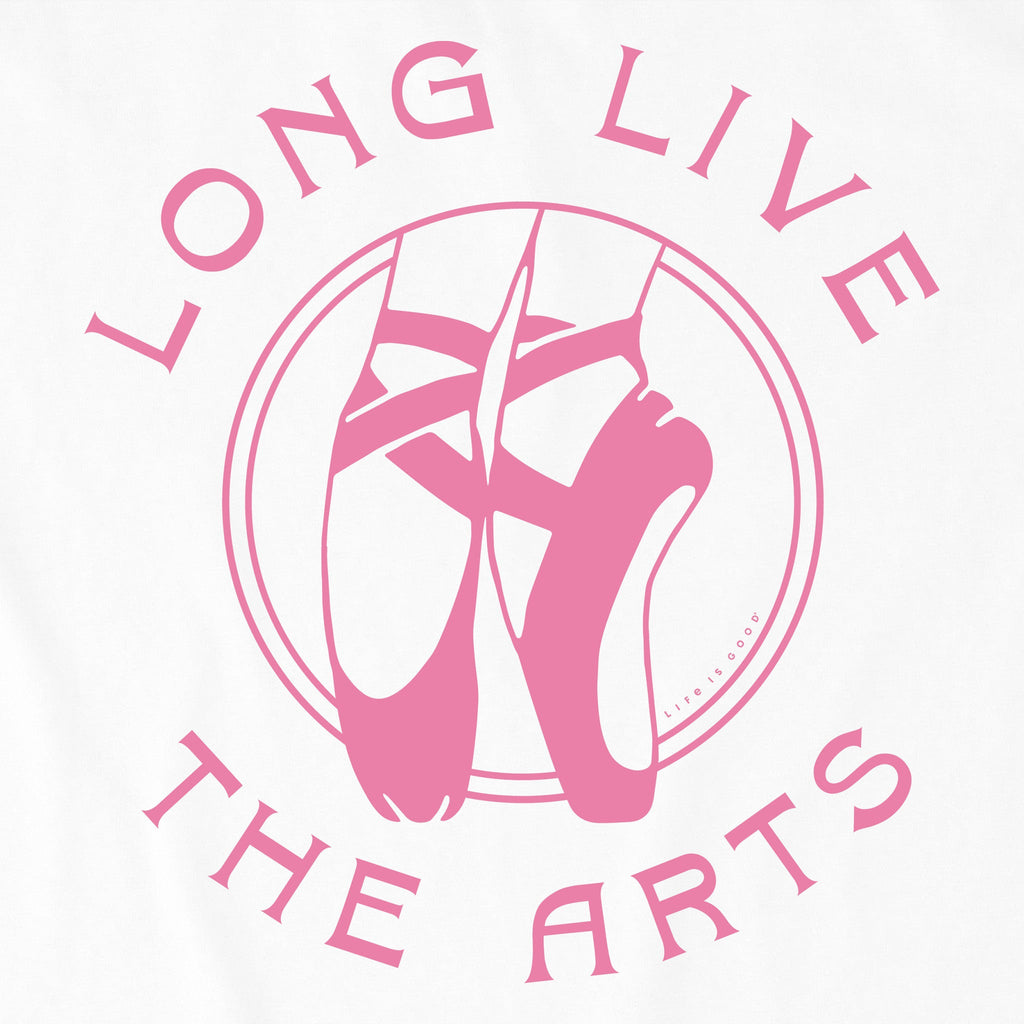 Women's Long Live the Arts Short Sleeve Crusher Boxy Tee