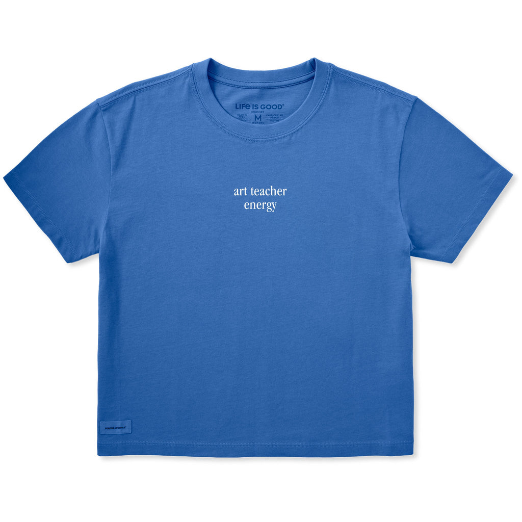 Women's Art Teacher Energy Short Sleeve Crusher Boxy Tee product image 1