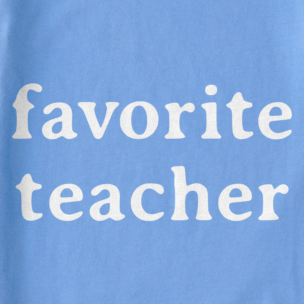 Women's Favorite Teacher Short Sleeve Crusher Vee product image 2