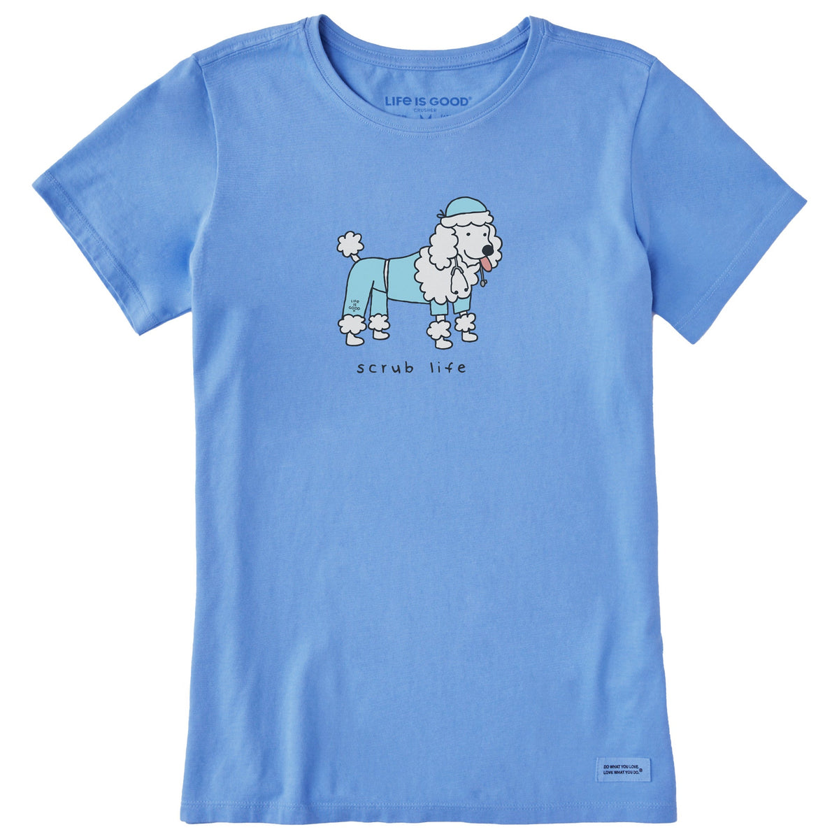 Women's Scrub Life Poodle Short Sleeve Crusher Tee product image 1
