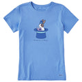 Women's Reading is Magic Bunny Short Sleeve Crusher Tee