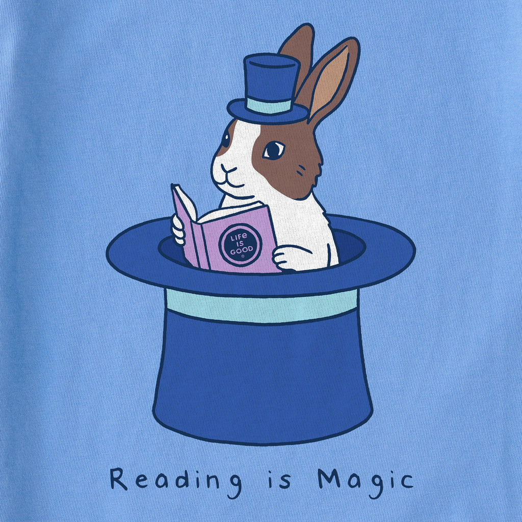 Women's Reading is Magic Bunny Short Sleeve Crusher Tee