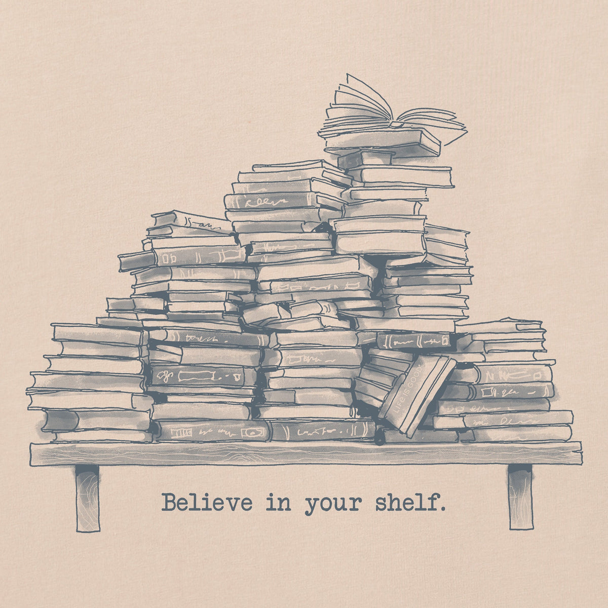 Women's Believe in Your Shelf Short Sleeve Crusher Tee product image 2