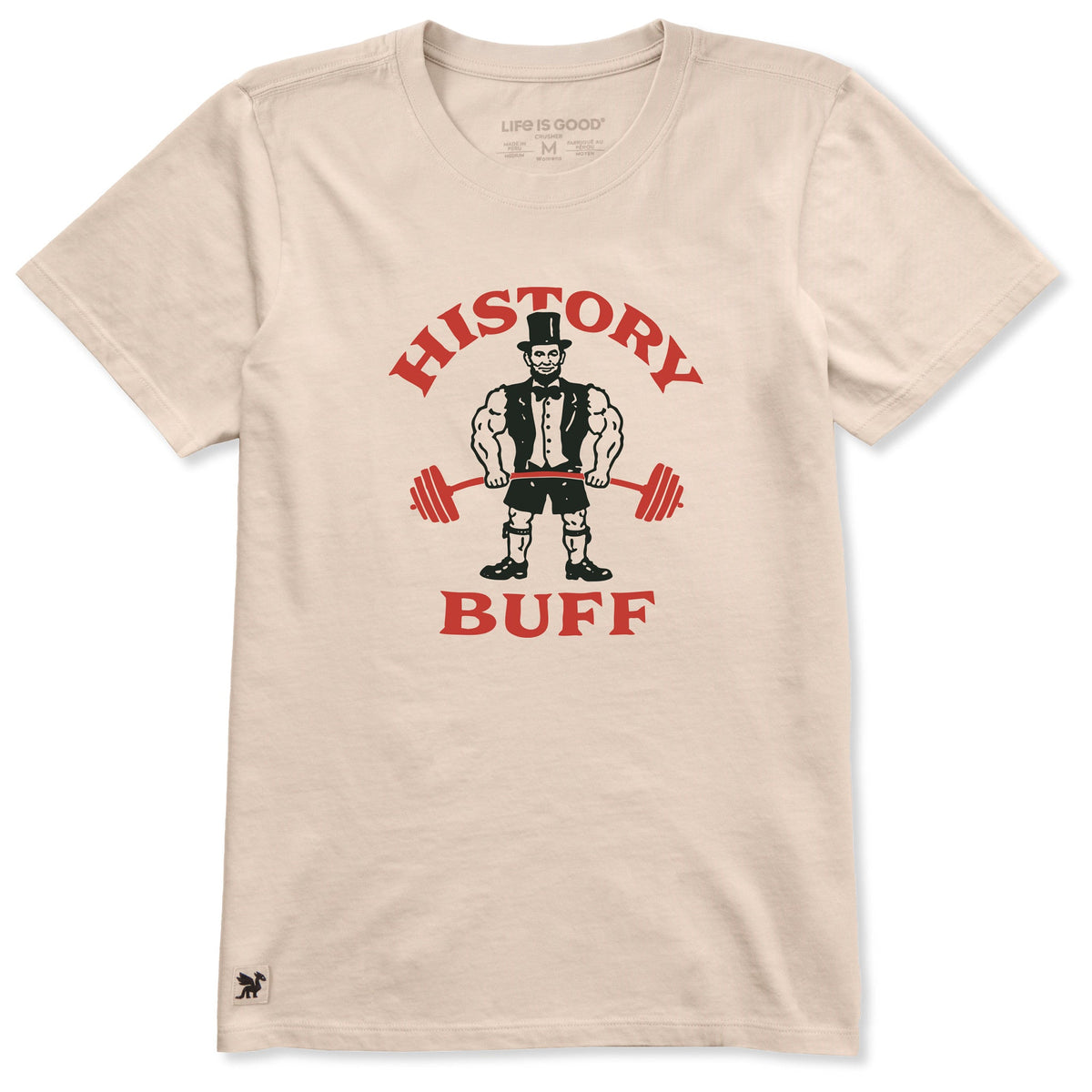 Women's History Buff Abe Short Sleeve Crusher Tee