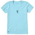 Women's Steamboat Willie Peace Mini Short Sleeve Vee product image 1