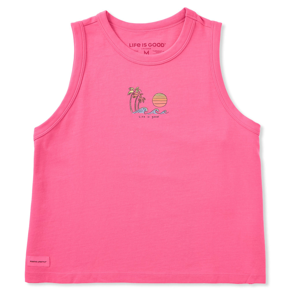 Women's Wave Palm Sun Crusher Boxy Tank product image 1